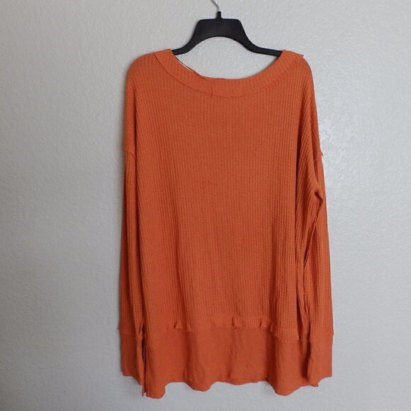 Free People We The Free North Shore Thermal Tunic Long Sleeve size S & M - Picture 4 of 11